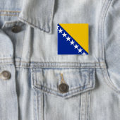 Flagge von Bosnien und Herzegowina Button (Beispiel)