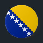 Flagge von Bosnien und Herzegowina Button<br><div class="desc">Flagge von Bosnien und Herzegowina</div>
