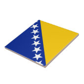 Flagge von Bosnien und Herzegowina Fliese (Seite)