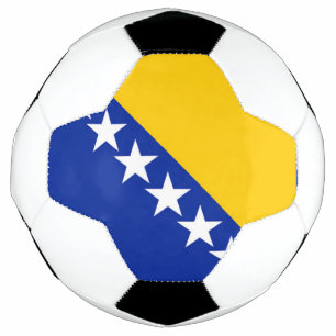 Flagge von Bosnien und Herzegowina Fußball