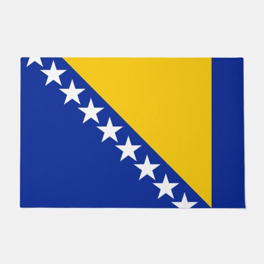 Flagge von Bosnien und Herzegowina Fußmatte (Vorderseite)