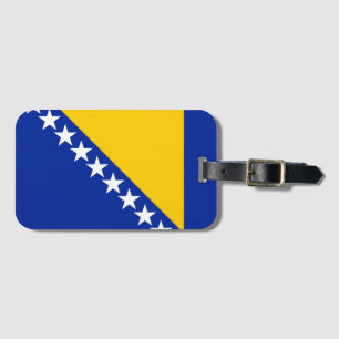 Flagge von Bosnien und Herzegowina Gepäckanhänger