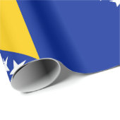 Flagge von Bosnien und Herzegowina Geschenkpapier (Rolleneckpunkt)