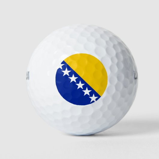 Flagge von Bosnien und Herzegowina Golfball (Vorderseite)