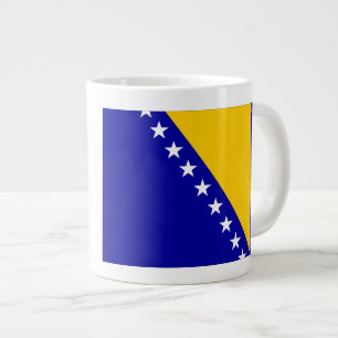 Flagge von Bosnien und Herzegowina Jumbo-Tasse