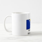 Flagge von Bosnien und Herzegowina Kaffeetasse (Links)