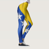 Flagge von Bosnien und Herzegowina Leggings (Rechts)