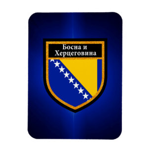Flagge von Bosnien und Herzegowina Magnet