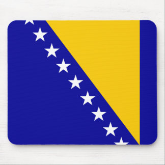 Flagge von Bosnien und Herzegowina Mousepad