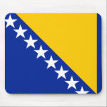 Flagge von Bosnien und Herzegowina Mousepad<br><div class="desc">Flagge von Bosnien und Herzegowina</div>