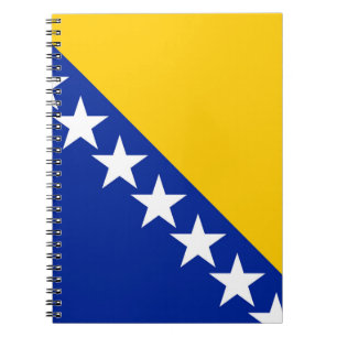 Flagge von Bosnien und Herzegowina Notizblock