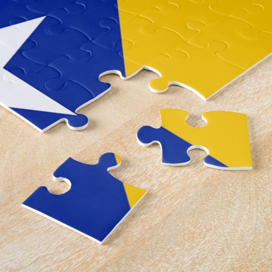 Flagge von Bosnien und Herzegowina Puzzle (Seite)
