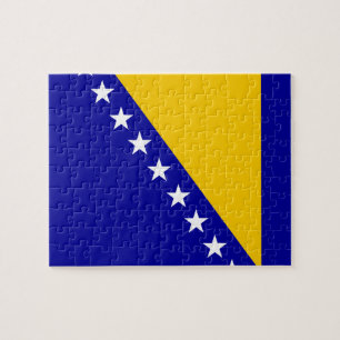 Flagge von Bosnien und Herzegowina Puzzle