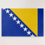 Flagge von Bosnien und Herzegowina Puzzle<br><div class="desc">Flagge von Bosnien und Herzegowina</div>