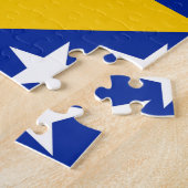 Flagge von Bosnien und Herzegowina Puzzle (Seite)