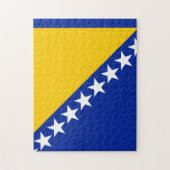 Flagge von Bosnien und Herzegowina Puzzle (Vertikal)