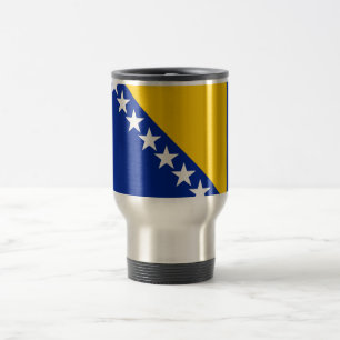 Flagge von Bosnien und Herzegowina Reisebecher