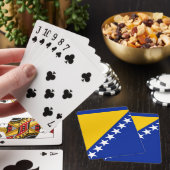 Flagge von Bosnien und Herzegowina Spielkarten (In Situ)