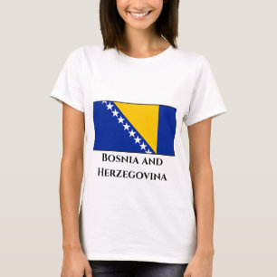 Flagge von Bosnien und Herzegowina T-Shirt