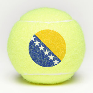 Flagge von Bosnien und Herzegowina Tennisbälle