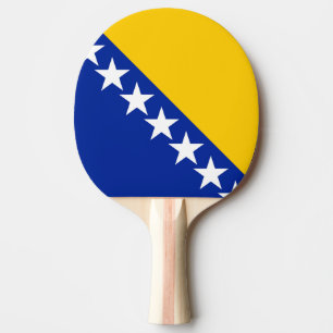 Flagge von Bosnien und Herzegowina Tischtennis Schläger