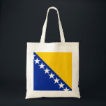 Flagge von Bosnien und Herzegowina Tragetasche<br><div class="desc">Flagge von Bosnien und Herzegowina</div>