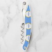 Flagge von Boston, Korkenzieher von Massachusetts (Vorderseite)