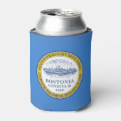 Flagge von Boston, Massachusetts Can Cooler Dosenkühler (Kanne Vorderseite)