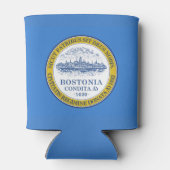 Flagge von Boston, Massachusetts Can Cooler Dosenkühler (Rückseite)