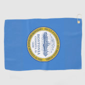 Flagge von Boston, Massachusetts  Golfhandtuch (Horizontal)