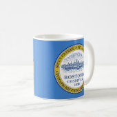 Flagge von Boston, Massachusetts Kaffeetasse (VorderseiteRechts)
