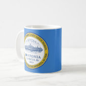 Flagge von Boston, Massachusetts Kaffeetasse (Vorderseite Links)