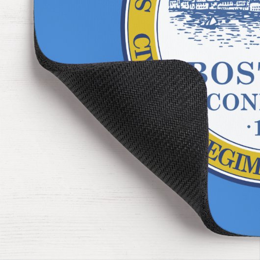 Flagge von Boston, Massachusetts Mouse Pad Mousepad (Ecke)