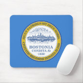 Flagge von Boston, Massachusetts Mouse Pad Mousepad (Mit Mouse)