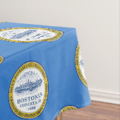 Flagge von Boston, Massachusetts Tablecloth Tischdecke (Beispiel)