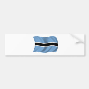 Flagge von Botswana Autoaufkleber