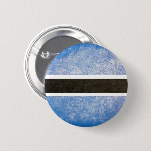 Flagge von Botswana Button (Vorne & Hinten)
