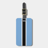 Flagge von Botswana-Gepäckanhänger mit Lederband Gepäckanhänger (Vorderseite vertikal)
