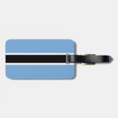 Flagge von Botswana-Gepäckanhänger mit Lederband Gepäckanhänger (Rückseite horizontal)