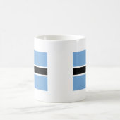 Flagge von Botswana Kaffeetasse (Mittel)