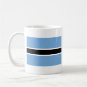 Flagge von Botswana Kaffeetasse (Links)