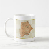 Flagge von Botswana + Karte Tasse (Links)