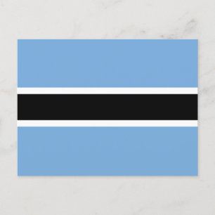 Flagge von Botswana Postkarte