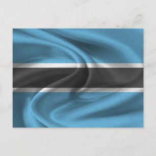 Flagge von Botswana Postkarte