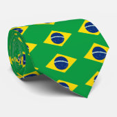 Flagge von Brasilien-Krawatte Krawatte (Gerollt)