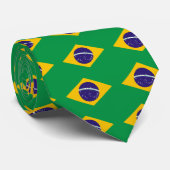 Flagge von Brasilien-Krawatte Krawatte (Gerollt)