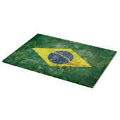 Flagge von Brasilien Schneidebrett (Ecke)