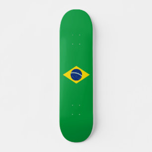 Flagge von Brasilien Skateboard