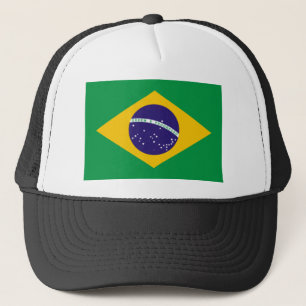 Flagge von Brasilien Truckerkappe