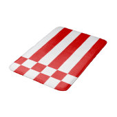 Flagge von Bremen Badematte (Schrägansicht)
